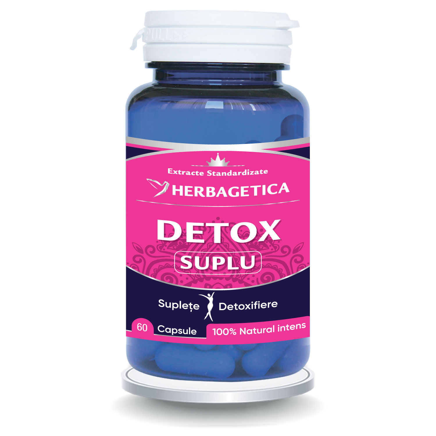 Detox Suplu, 60 capsule, Herbagetica