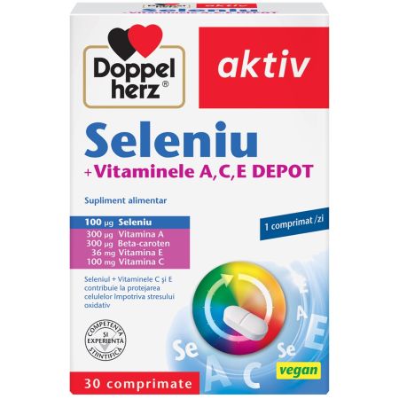 Seleniu + Vitaminele A, C, E Depot, 30 capsule, Doppelherz