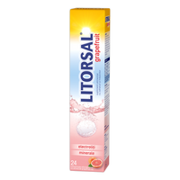 Litorsal electroliti cu aroma de grapefruit, 24 comprimate efervescente, Zdrovit