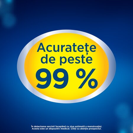 Test de sarcina digital cu indicator de saptamani, 1 bucata, Clearblue 696986