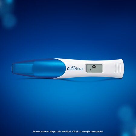Test de sarcina digital cu indicator de saptamani, 1 bucata, Clearblue 696988
