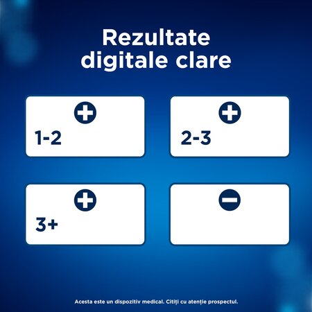 Test de sarcina digital cu indicator de saptamani, 1 bucata, Clearblue 696989