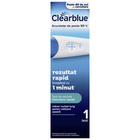 Test de sarcina detectare rapida, 1 bucata, Clearblue