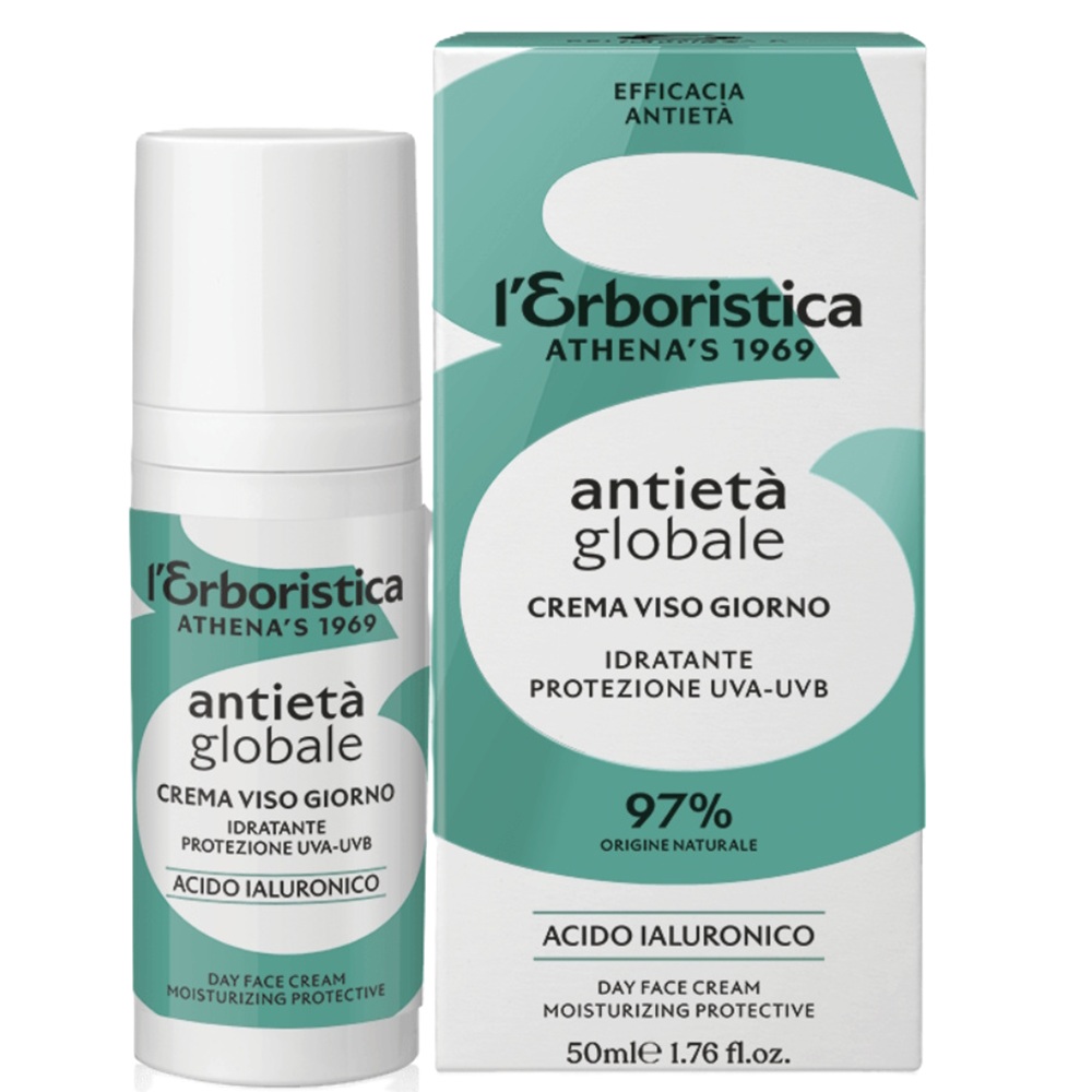 Crema de zi pentru fata cu acid hialuronic vegetal, 50 ml, L'Erboristica