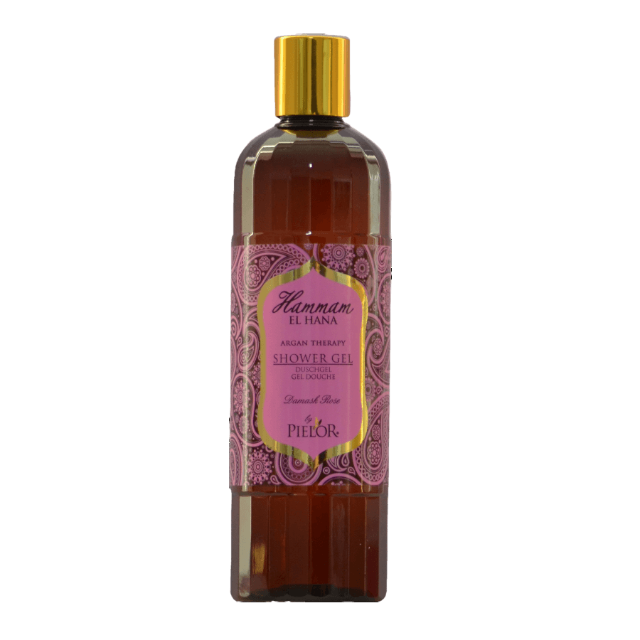 Gel de dus Damask Rose, 400 ml, Pielor Hammam