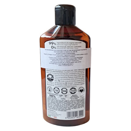 Ulei regenerant si nutritiv pentru corp si par Nutra Repair, 200 ml, L'erboristica 710445
