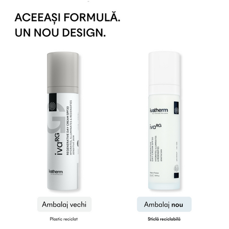 Crema de zi regeneranta cu SPF 30 si acid hialuronic IvaRG, 50 ml, Ivatherm 740023