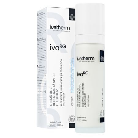 Crema de zi regeneranta cu SPF 30 si acid hialuronic IvaRG, 50 ml, Ivatherm 740024