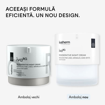 Crema de noapte regeneranta cu granactive retinoid 2% IvaRG, 50 ml, Ivatherm 720951