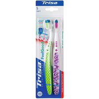 Periuta de dinti FeelGood Smart Clean, Soft, 2 bucati, Trisa