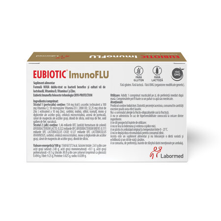 Eubiotic Imunoflu, 15 comprimate, Labormed 617319