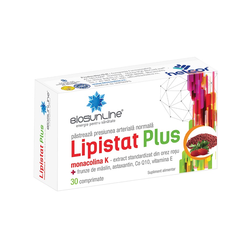 Lipistat Plus, 30 comprimate, Helcor