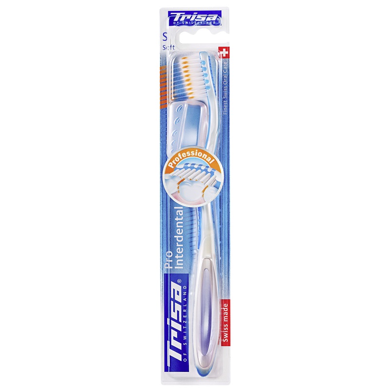 Periuta de dinti Soft cu capac Pro Interdental, 1 bucata, Trisa