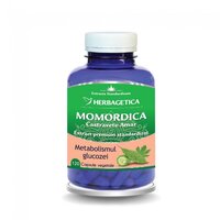 Extract de castravete amar Momordica, 120 capsule, Herbagetica