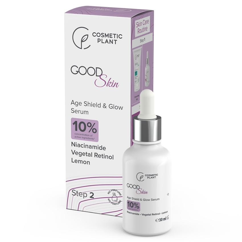 Ser Age Shield & Glow Good Skin, 30 ml, Cosmetic Plant