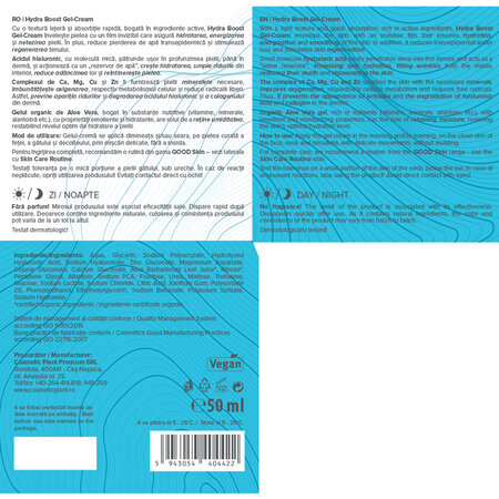 Gel crema Hydra Boost Good Skin, 50 ml, Cosmetic Plant 712681