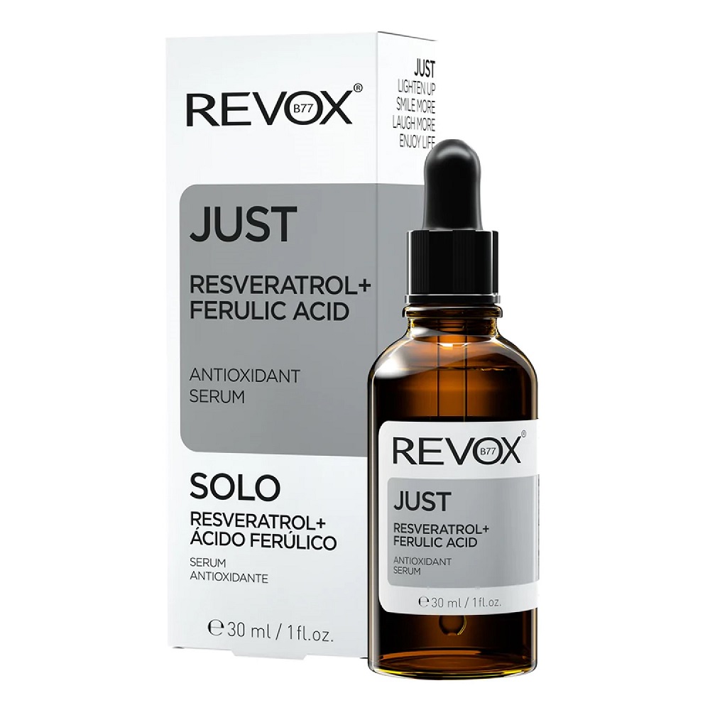 Serum antioxidant cu resveratrol si acid ferulic Just, 30 ml, Revox