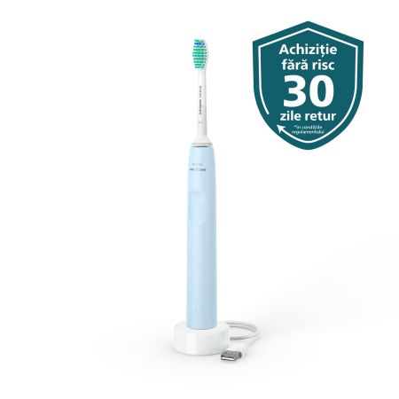 Periuta de dinti sonica electrica 2100 Series Blue HX3651/12, Philips Sonicare