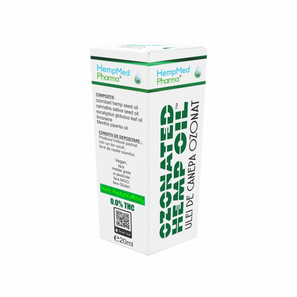 Ulei ozonat de canepa, 20 ml, HempMed Pharma