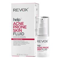 Crema lejera de fata pentru tenul gras si anti-acnee Help, 30 ml, Revox