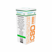 Ulei ozonat full extract de canepa CBD 2000 mg, 10 ml, HempMed Pharma