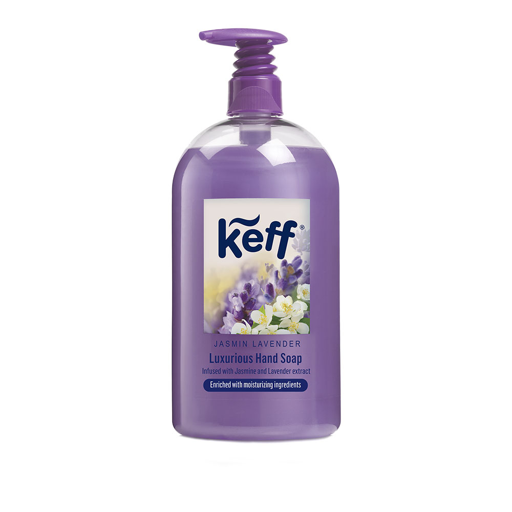 Sapun lichid pentru maini Jasmin & Lavanda, 500 ml, Keff