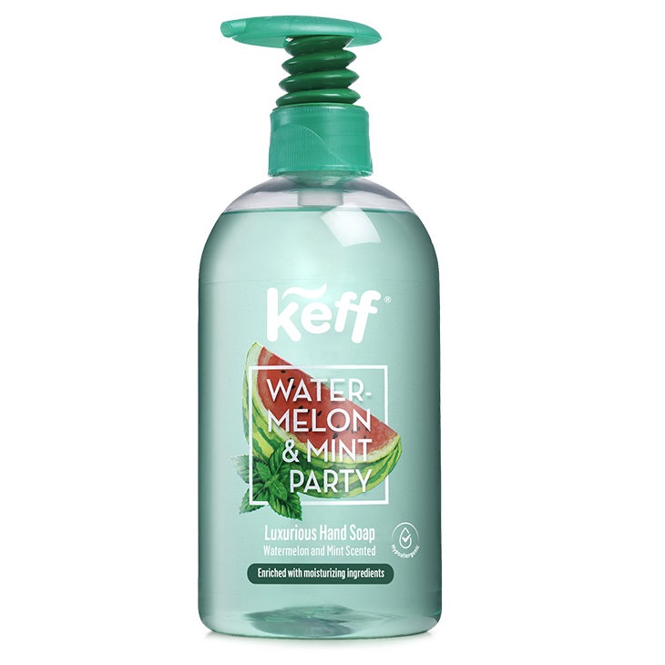 Sapun lichid pentru maini Watermelon & Mint, 500 ml, Keff