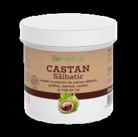 Crema cu extract de castan salbatic, podbal, mentol, camfor si vita de vie, 250 ml, Biomedicus