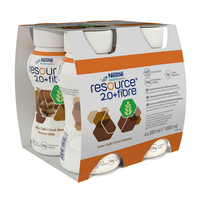 Resource 2.0 + Fibre cu aroma de cafea, 4 x 200 ml, Nestle
