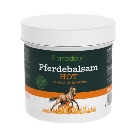 Balsam puterea calului cu chilli Pferdebalsam, 250 ml, Biomedicus