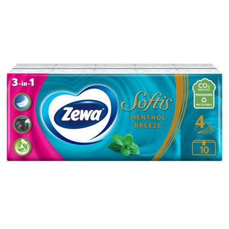 Batiste nazale Softis Menthol Breeze, 10 bucati, Zewa