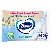 Hartie igienica umeda Sensitive, 42 bucati, Zewa