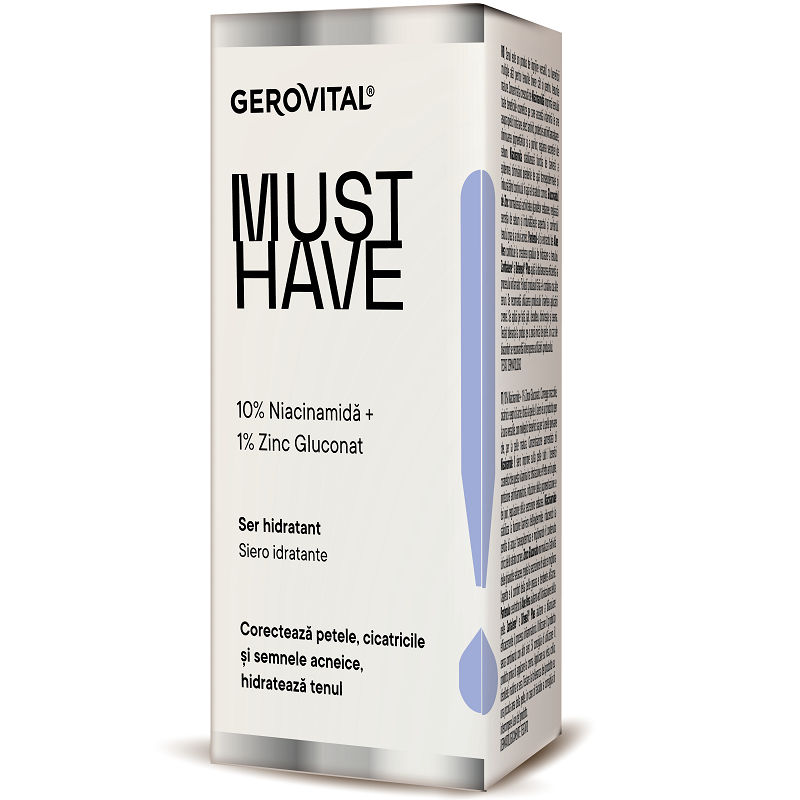 Ser hidratant Must Have, 30 ml, Gerovital