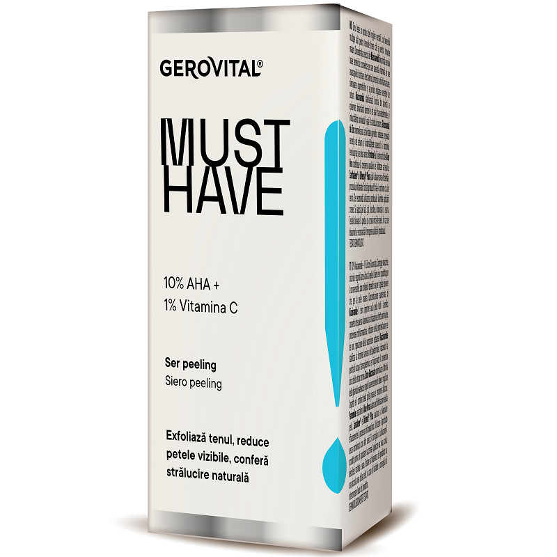 Ser peeling Must Have, 30 ml, Gerovital