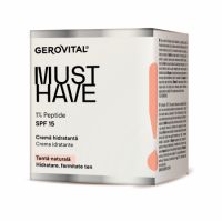 Crema hidratanta cu factor de protectie SPF 15 Must Have, 50 ml, Gerovital