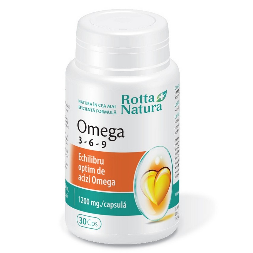 Omega 3-6-9, 30 capsule, Rotta Natura