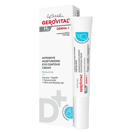 Crema hidratare intensa pentru contur de ochi H3 Derma+, 15 ml, Gerovital 735166