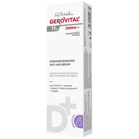 Ser antirid Ceramide Booster H3 Derma+, 15 ml, Gerovital 735179