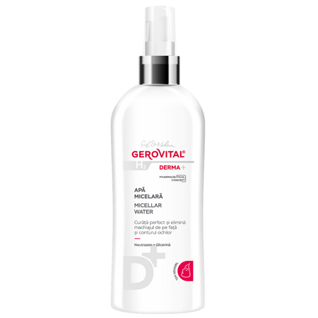 Apa micelara H3 Derma+, 150 ml, Gerovital