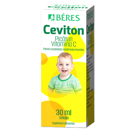Picaturi Vitamina C, Ceviton, 30 ml, Beres Pharmaceuticals
