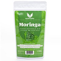 Pudra naturala din frunze de Moringa, 100 g, Blue Phoenix