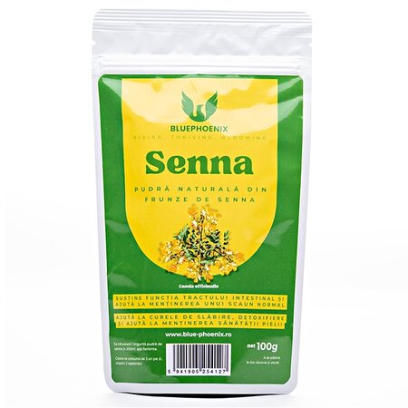 Pudra naturala de Senna, 85 g, Blue Pheonix
