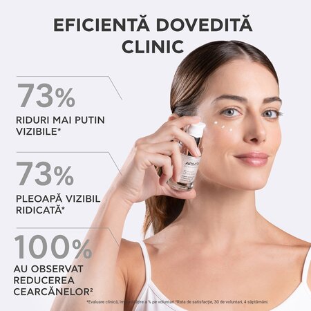 Ser pentru conturul ochilor cu acid hialuronic si propolis 5 Action, 15 ml, Apivita 742186