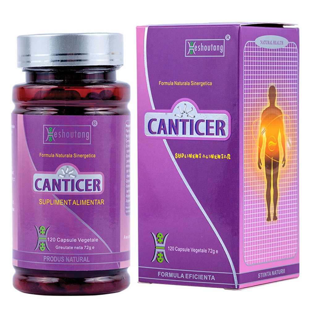 Canticer, 120 capsule vegetale, Qingdao Heshoutang