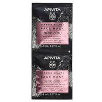 Masca de fata cu argila roz Express Beauty, 2 x 8 ml, Apivita