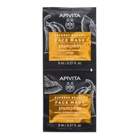 Masca de fata pentru detoxifiere cu extract de dovleac Express Beauty, 2 x 8 ml, Apivita