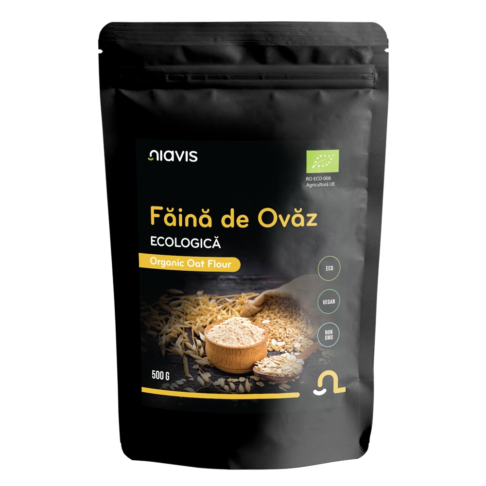 Faina de ovaz ecologica, 500 g, Niavis