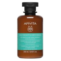 Sampon pentru radacini grase si varfuri uscate Oily Roots Dry Ends, 250 ml, Apivita