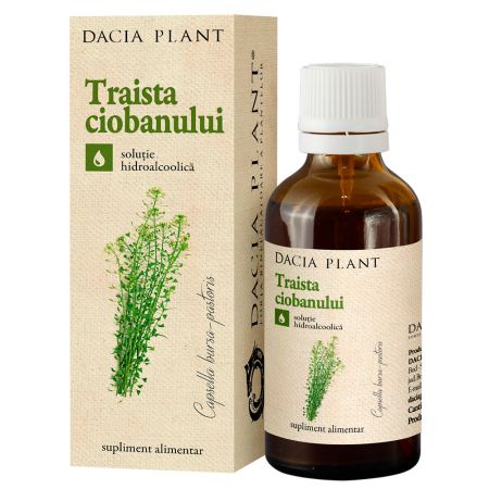 Tinctura de Traista Ciobanului, 50 ml, Dacia Plant