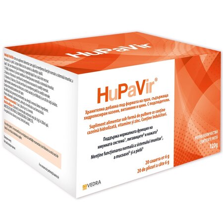 Hupavir, 20 plicuri, Vedra 713336